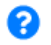 Icon für Hilfestellungen: Blauer Kreis mit weißem Fragezeichen